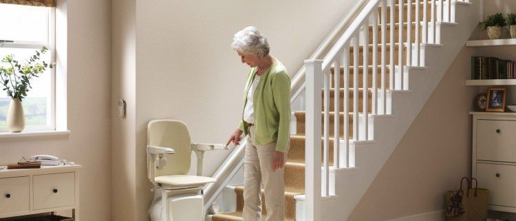 retractable rail stairlift