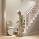retractable rail stairlift